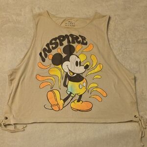 Disney Mickey Mouse Beige Graphic Tee